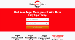 Desktop Screenshot of makeangerhistory.com